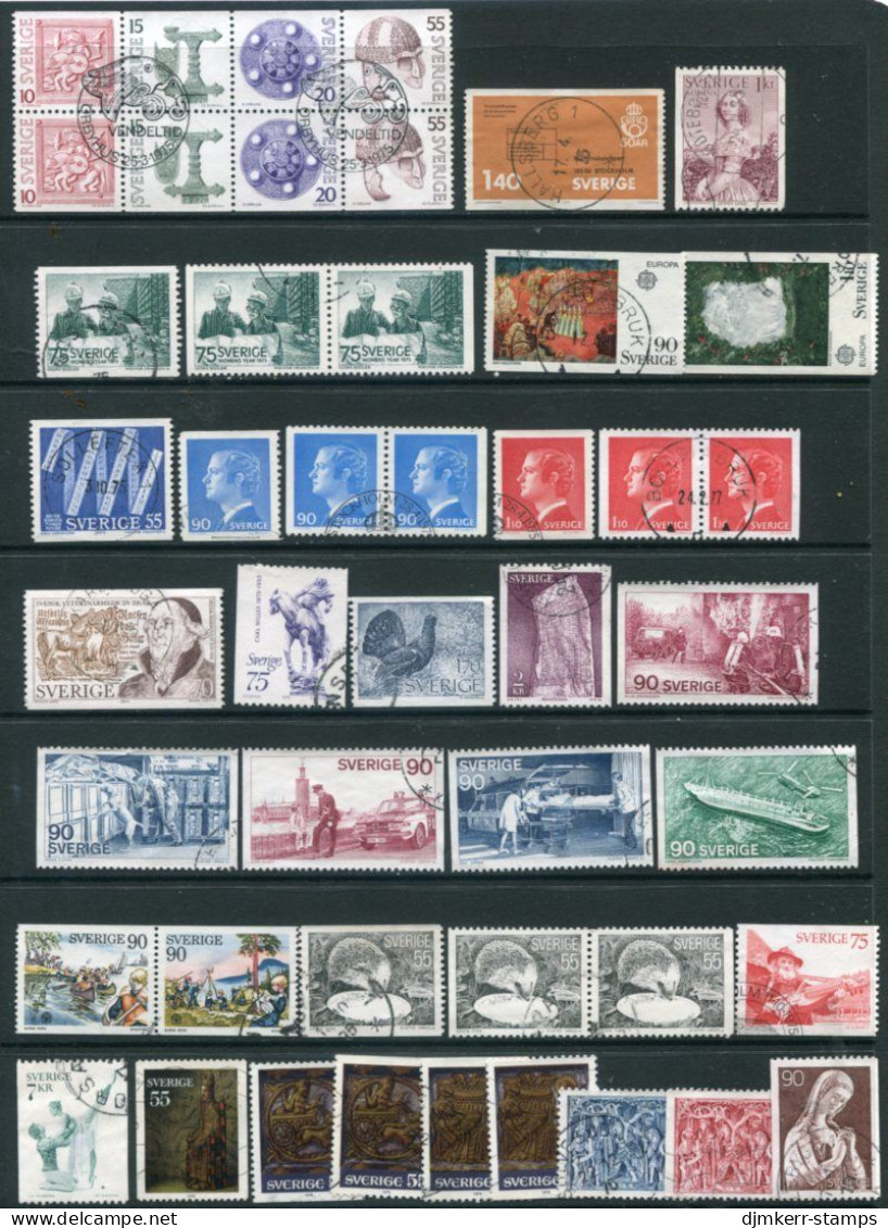 SWEDEN 1975 Complete Issues Except Monument Protection  Used.  Michel 891-907, 913-34 - Usados