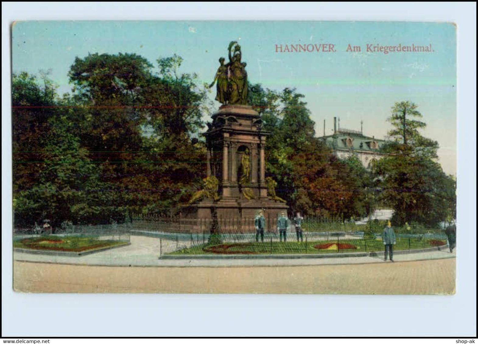 P3E49/ Hannover Am Kriegerdenkmal AK Ca.1912 - Hannover