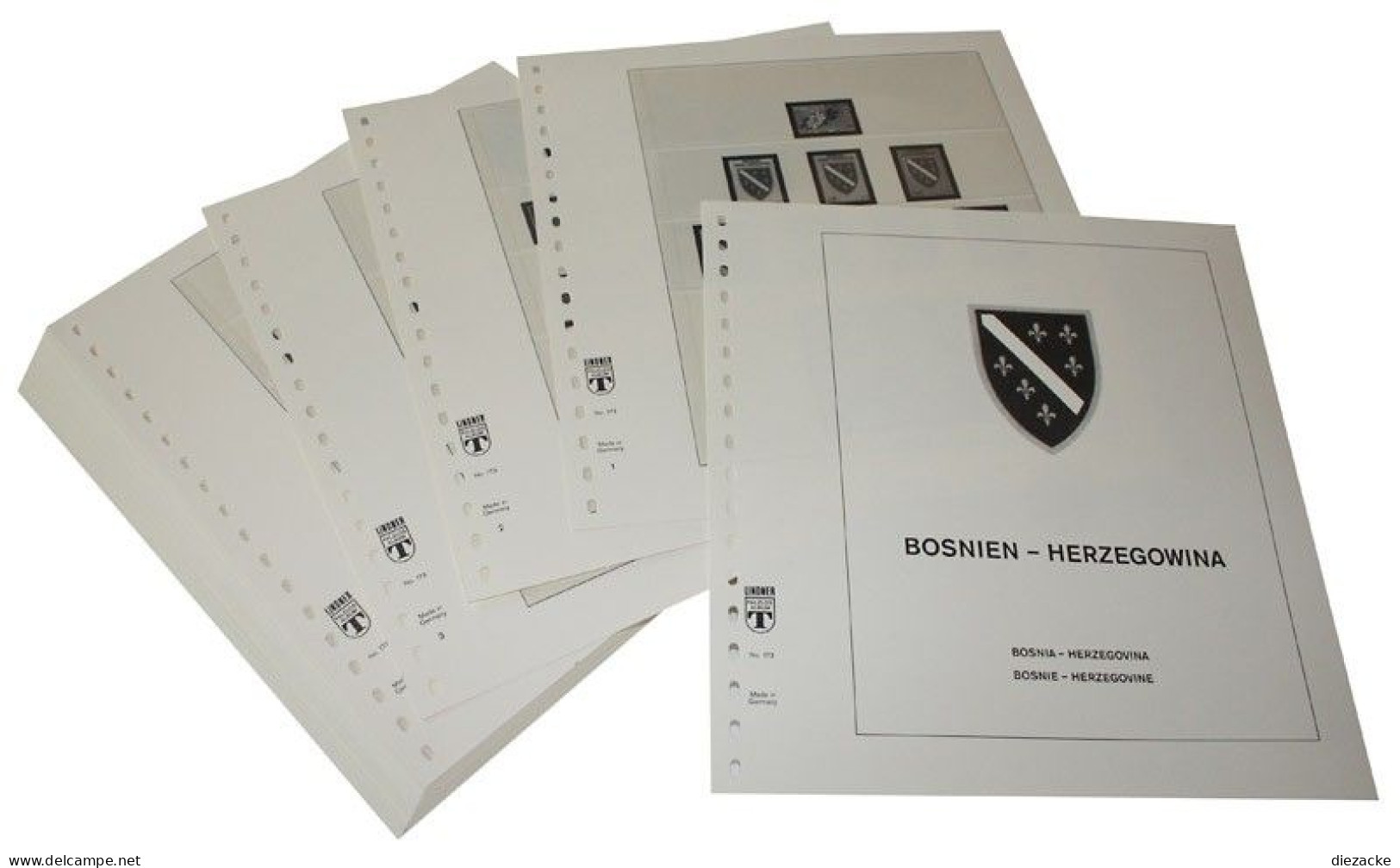 Lindner-T Bosnien Herzegowina 1993-2008 Vordrucke 173 Neuware ( - Pre-Impresas