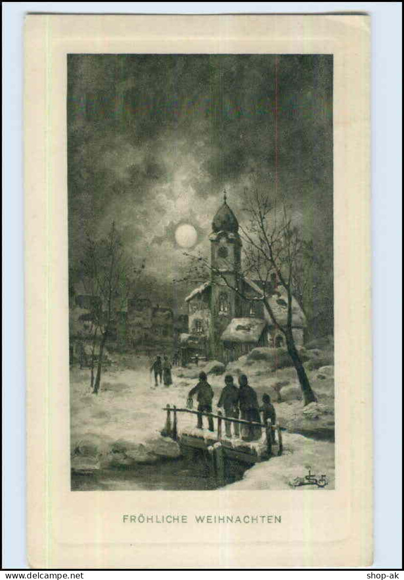 P3C56/ Weihnachten Kirche AK Ca.1912 - Sonstige & Ohne Zuordnung