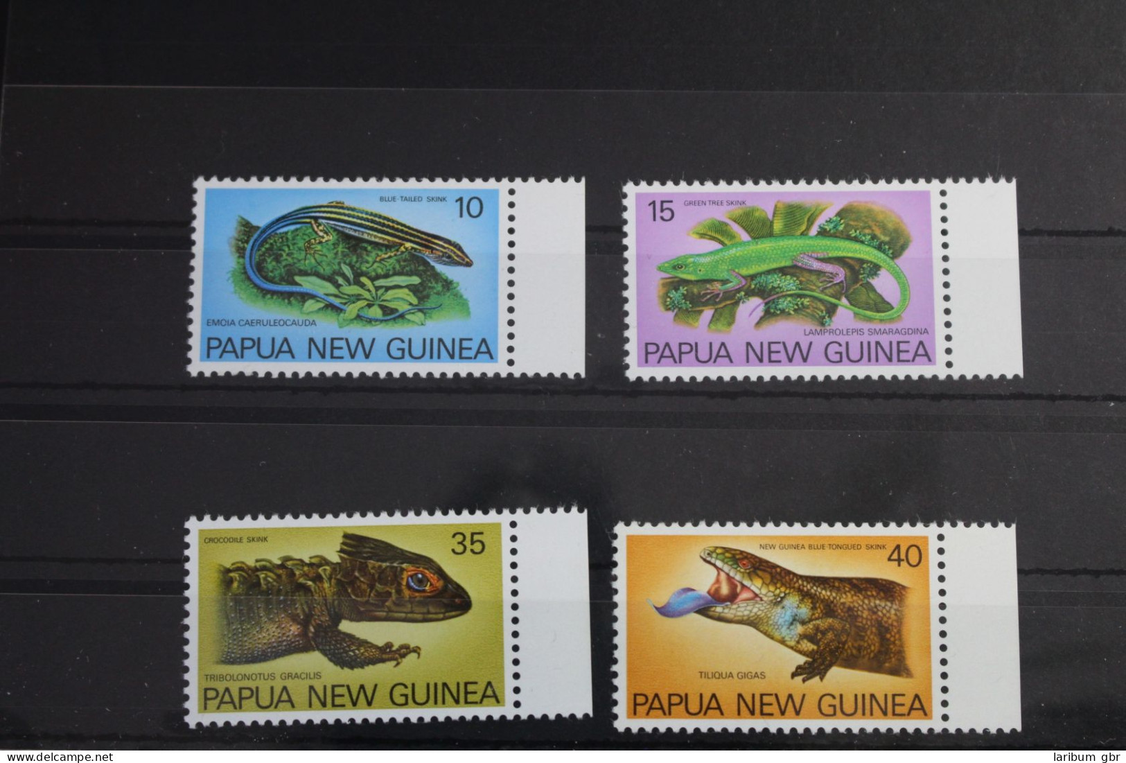 Papua Neuguinea 337-340 Postfrisch Reptilien #WR644 - Papouasie-Nouvelle-Guinée