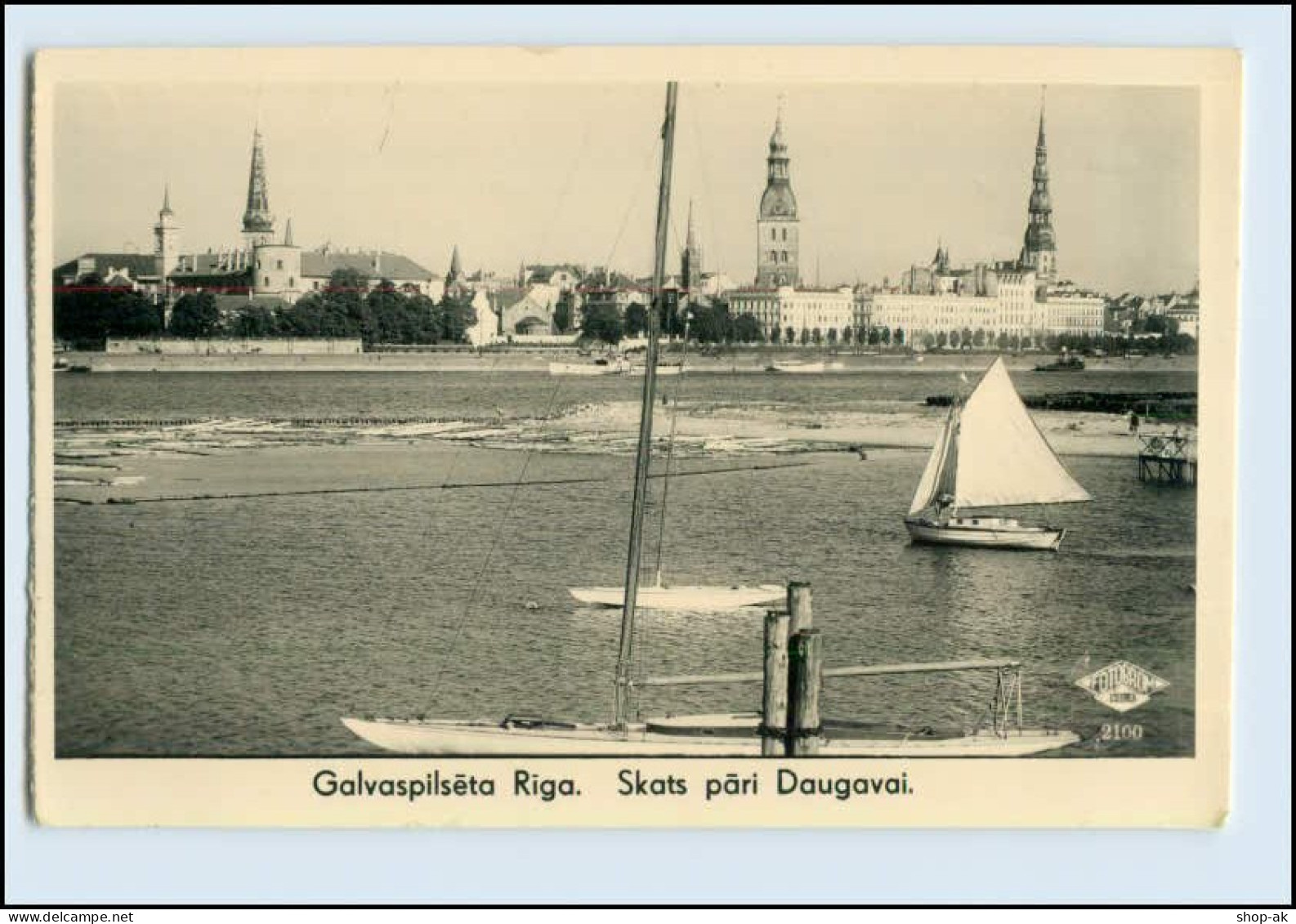 P2Q38/ Riga Lettland Foto AK Ca.1940 - Lettland