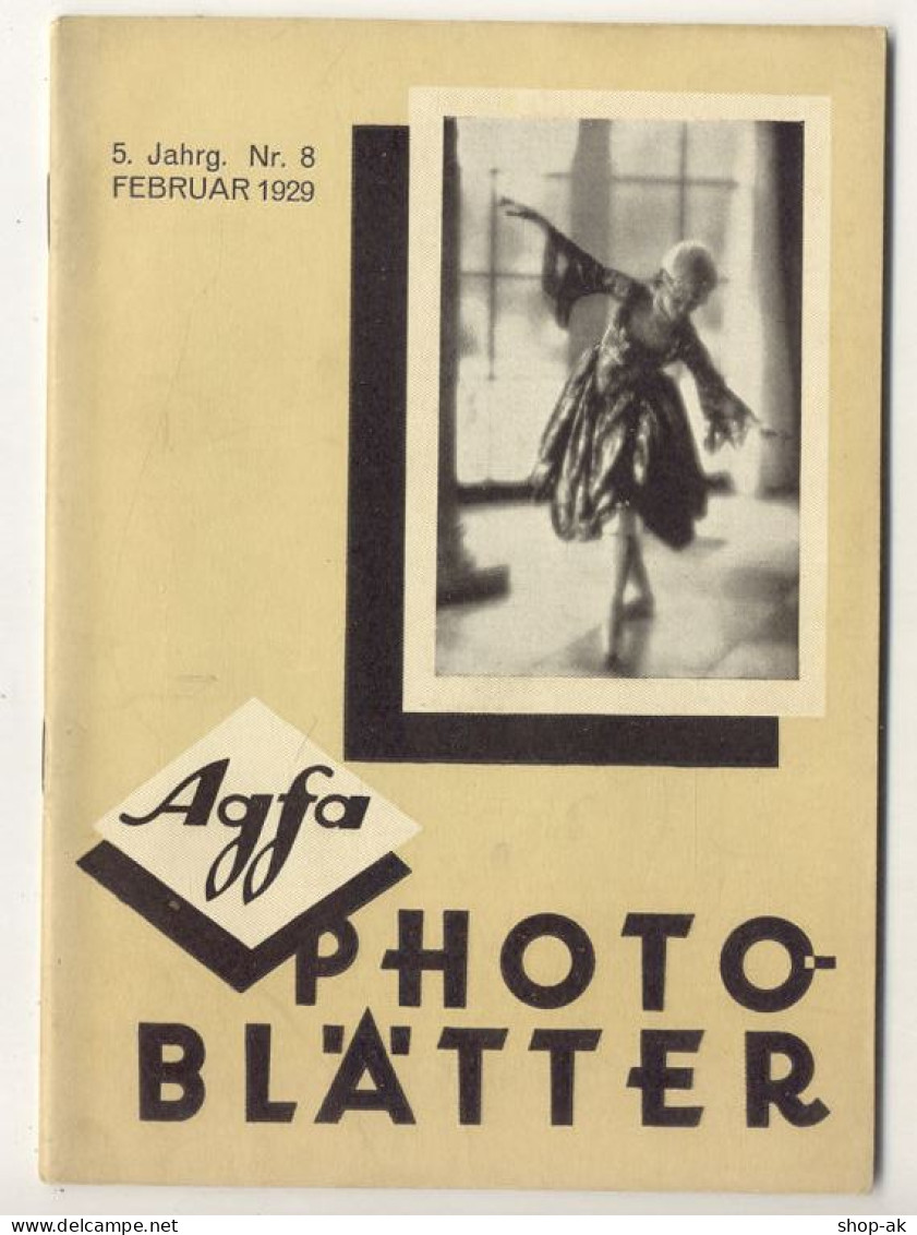 C325/ Agfa Photo Blätter Heft 8  1929 - Werbung