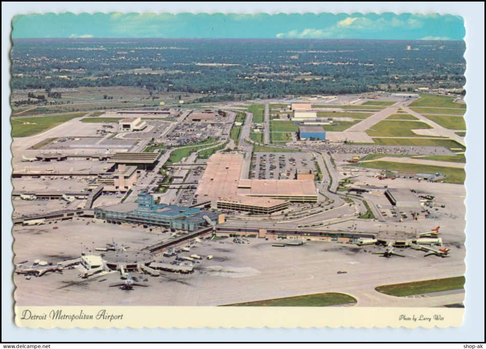 A5976/ Detroit Metropolitain Airport Flughafen AK USA - Other & Unclassified