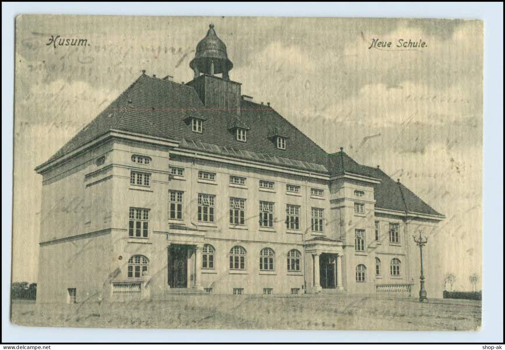 A2796/ Husum Neue Schule 1909 AK - Husum