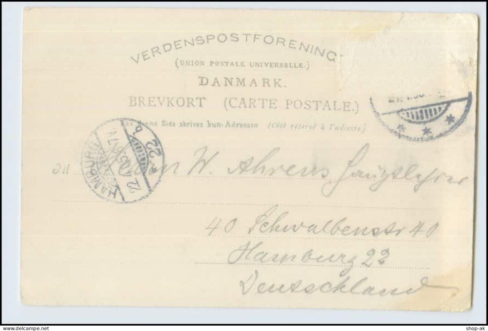 A0328/ Frederiksborg Slot Dänemark AK 1905 - Nordschleswig