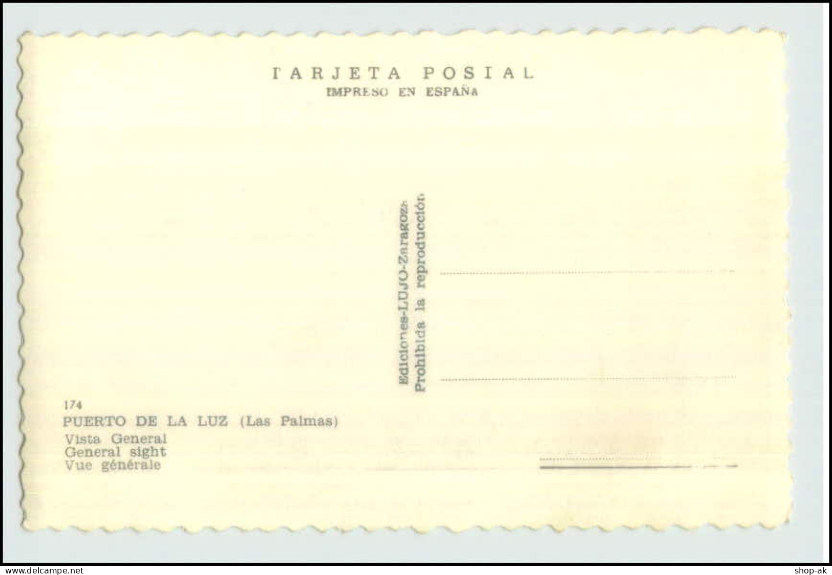 N4966/ Puerto De La Luz Las Palmas Spanien AK Ca.1955 - Other & Unclassified