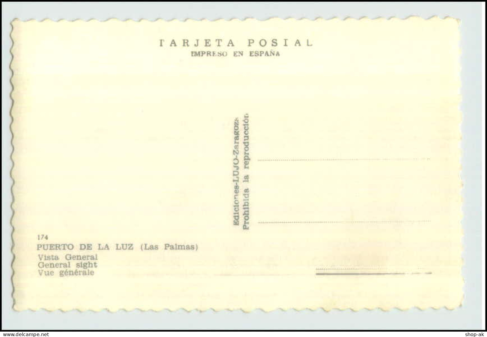 N4966/ Puerto De La Luz Las Palmas Spanien AK Ca.1955 - Sonstige & Ohne Zuordnung