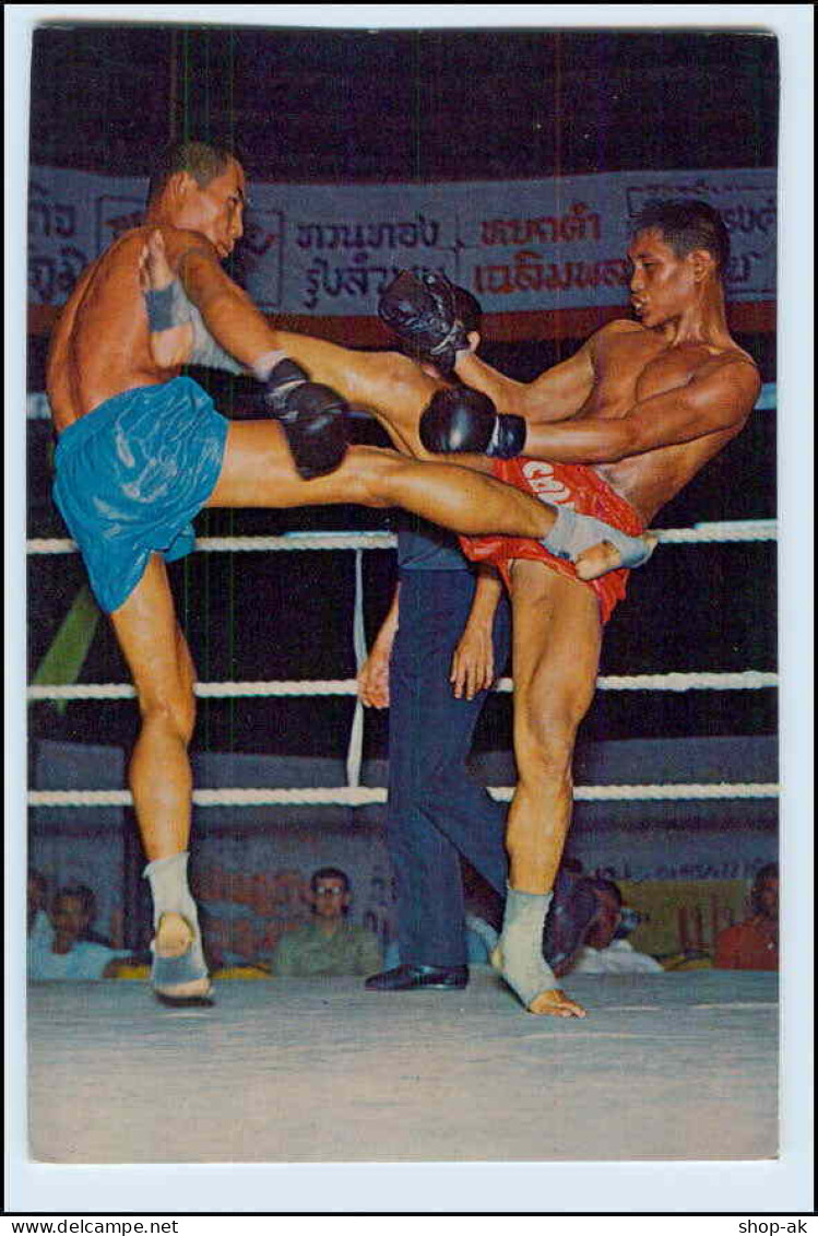 W5H31/ Thai Boxing Thaiboxen AK Ca.1965 Thailand - Olympische Spelen