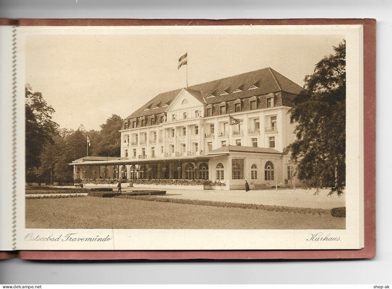 Y1438/ 9 x AK Travemünde  ca.1925 Verlag Gärtner Kartenheft komplett