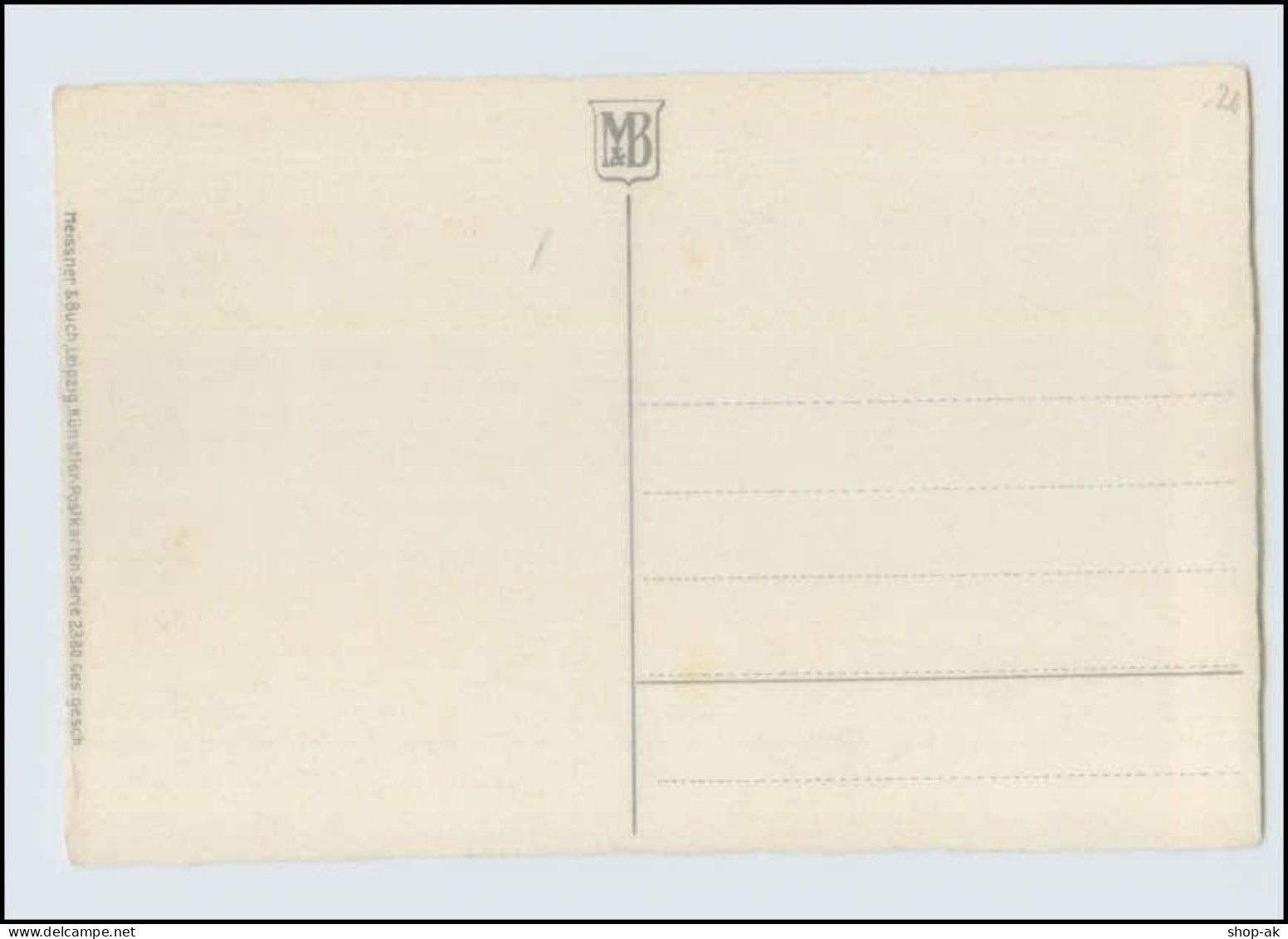 W7B77/ Meissner & Buch Litho AK Holländisches Kind Ca.1920  (b) - Mailick, Alfred