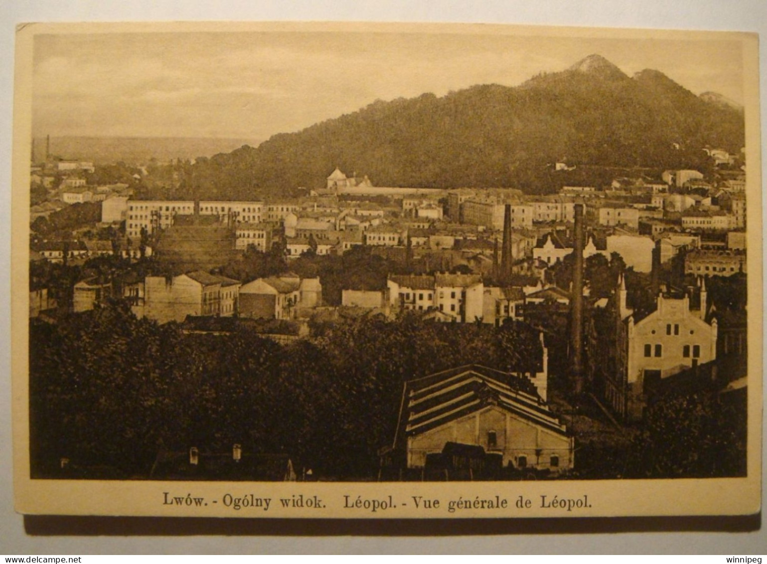 Lwow.Widok Ogolny.2 Pc's.Photo.1938.1913.Poland.Ukraine. - Oekraïne