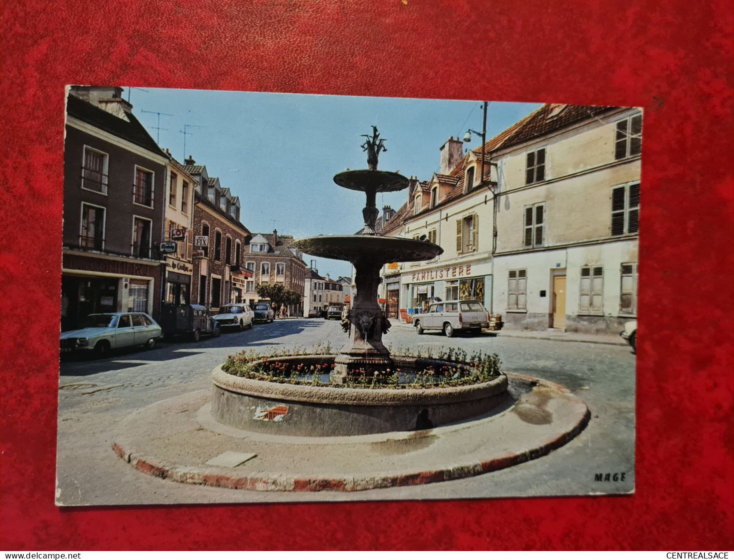 Carte TOURNAN EN BRIE LA FONTAINE PLACE ROTHSCHILD - Tournan En Brie