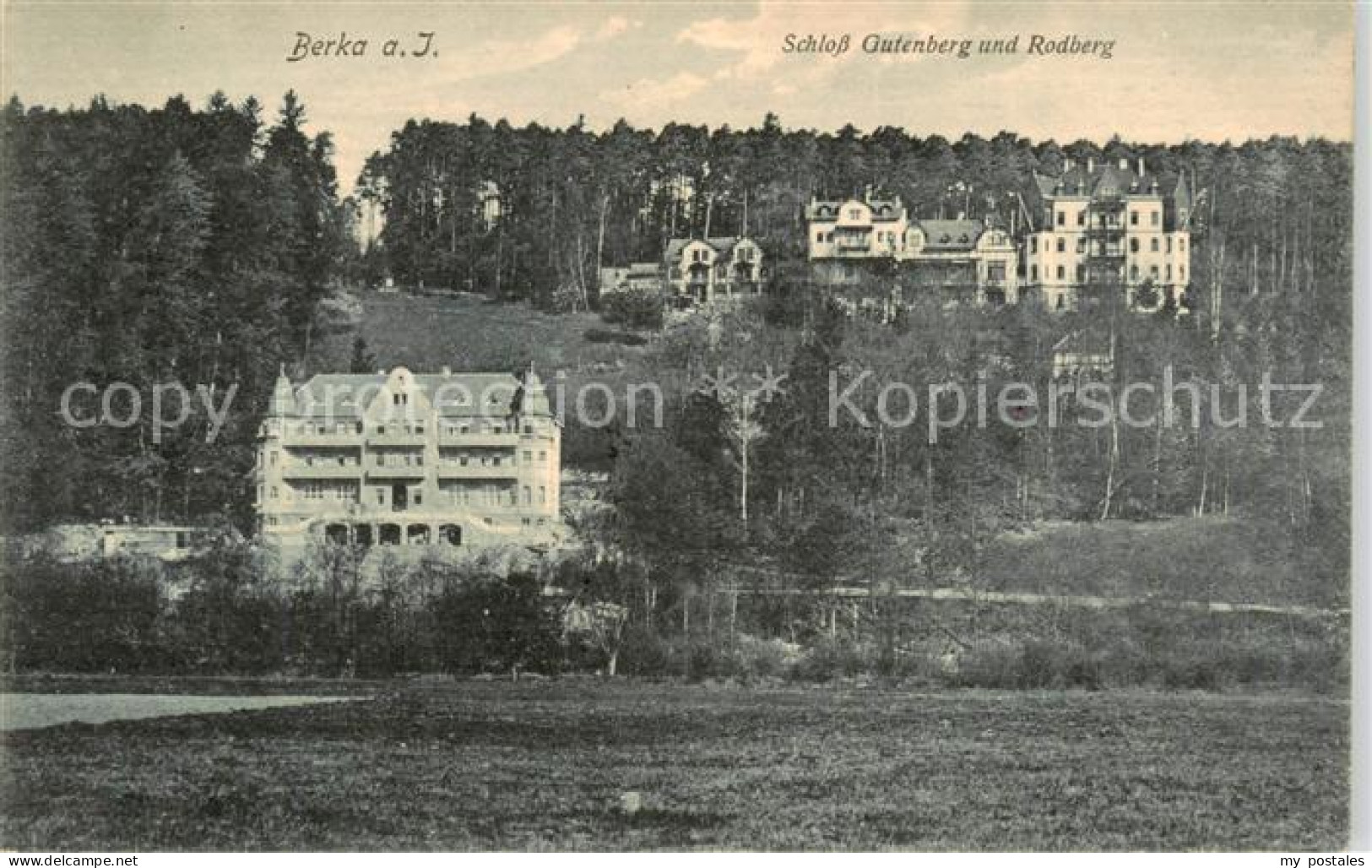 73851097 Bad Berka Schloss Gutenberg Und Rodberg Bad Berka - Bad Berka