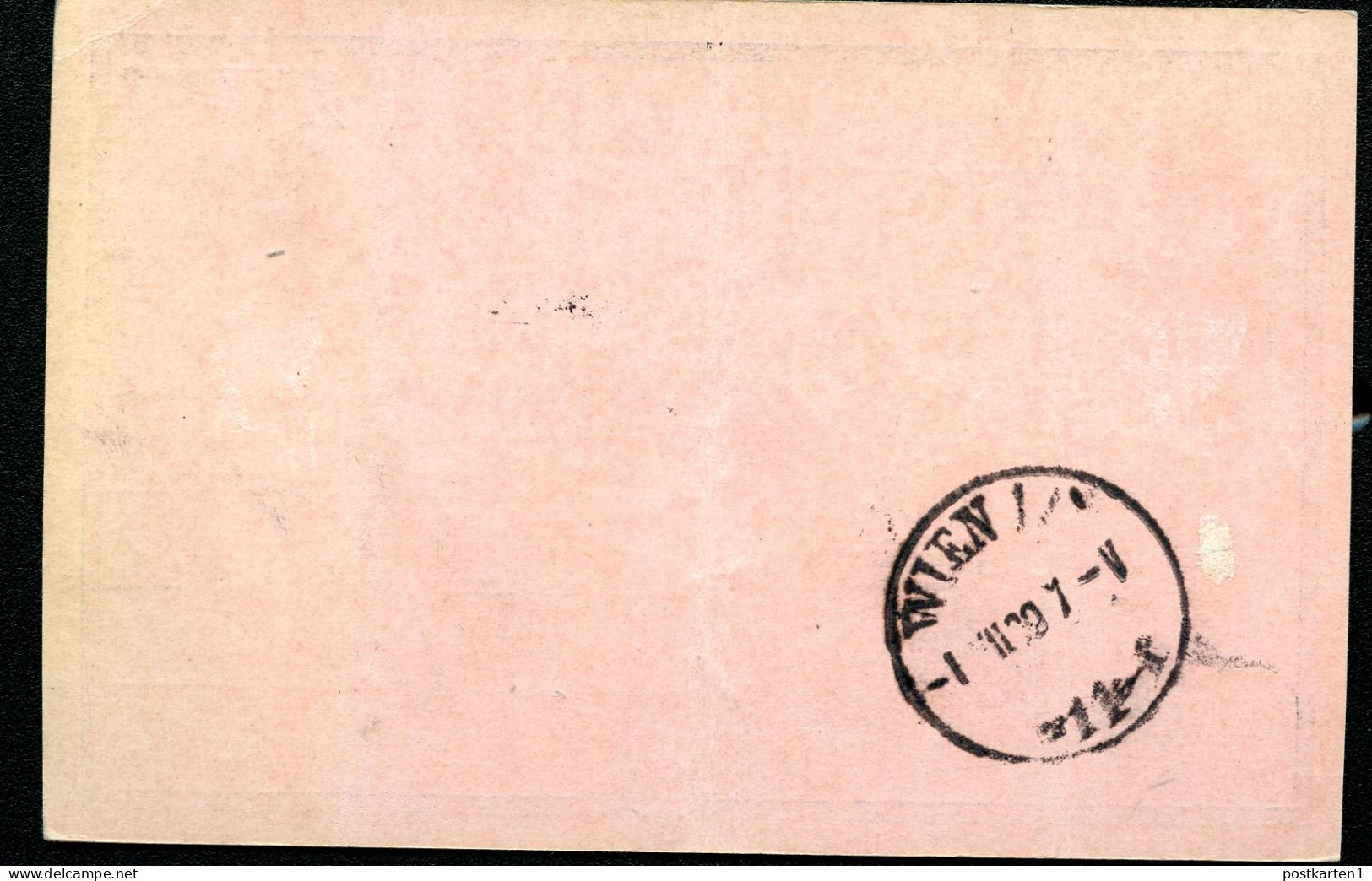 Rohrpost-Postkarte RP29b Wien 1909 Kat.7,00€ - Cartoline