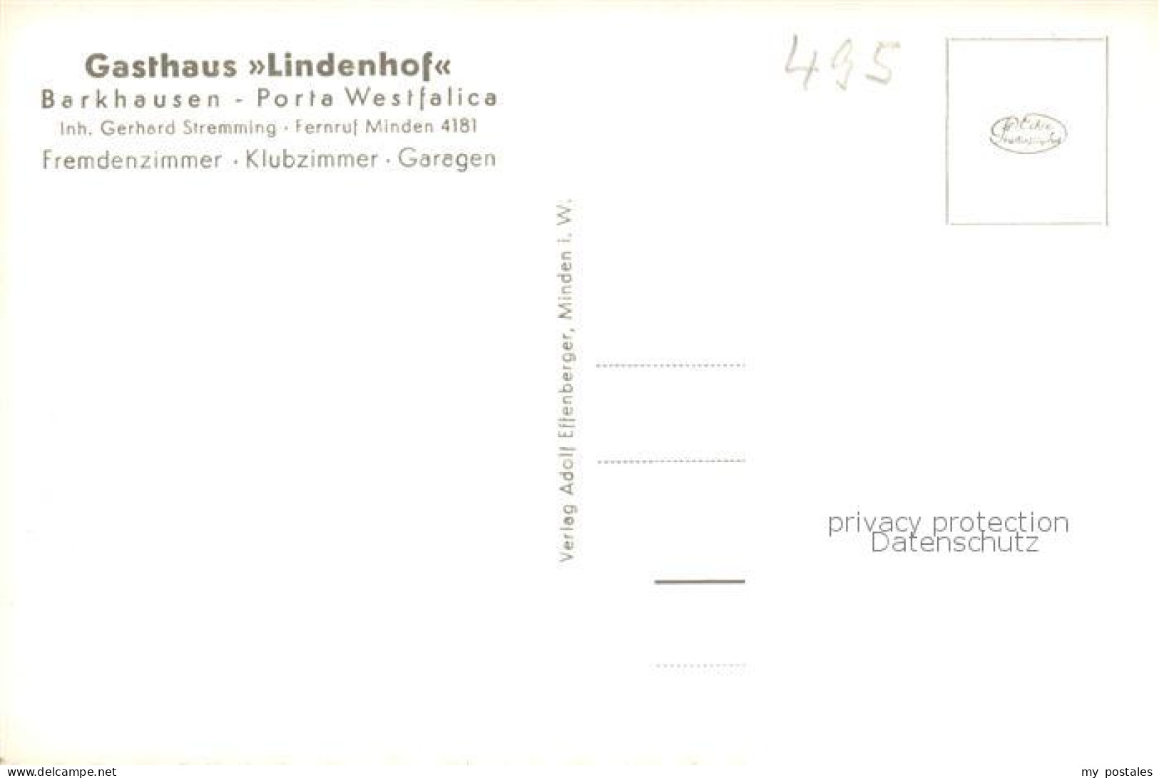 73850843 Barkhausen Minden Gasthaus Lindenhof Barkhausen Minden - Minden