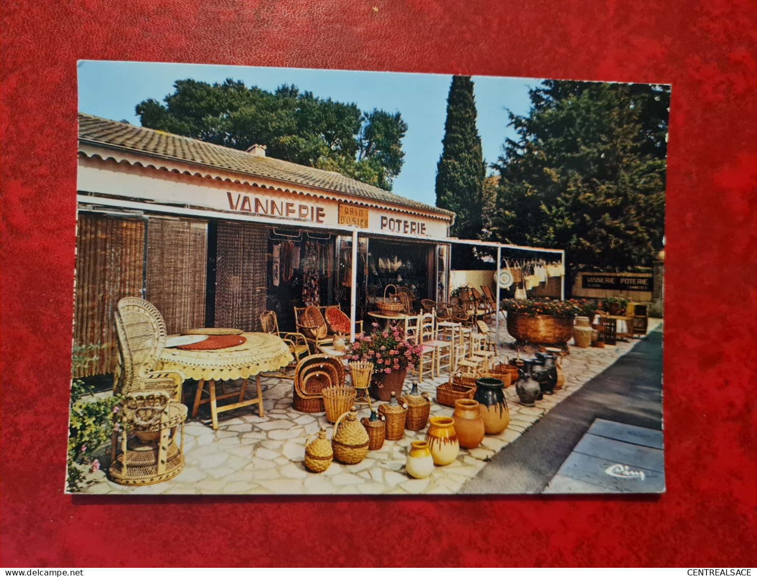 Carte ROQUEBRUNE SUR ARGENS  VANNERIE POTERIE - Roquebrune-sur-Argens