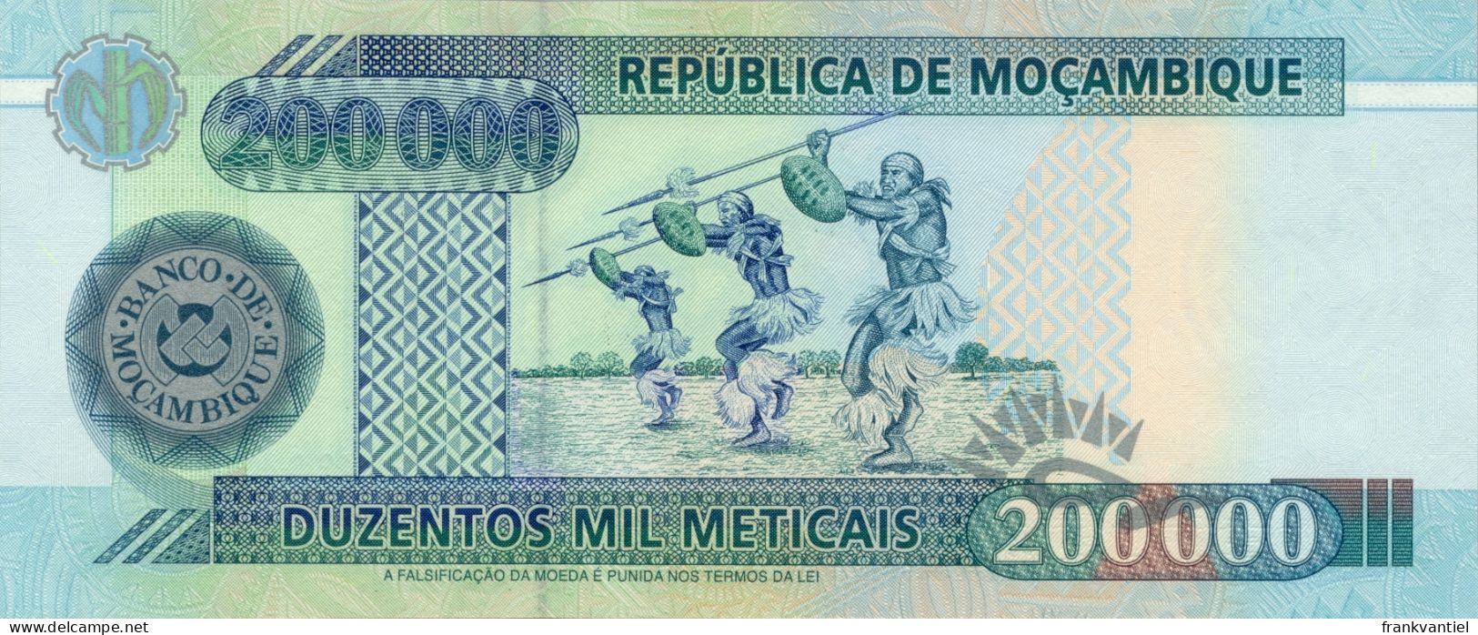 Mozambique P-141 20000 Meticais 2003 UNC - Mozambico