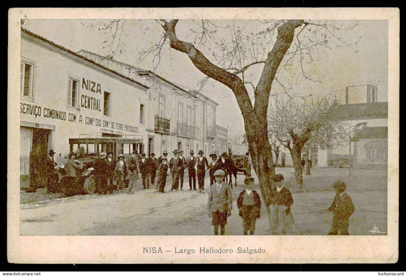 NISA - Largo Heliodoro Salgado.  ( Ed. Camara Municipal De Nisa) Carte Postale - Portalegre