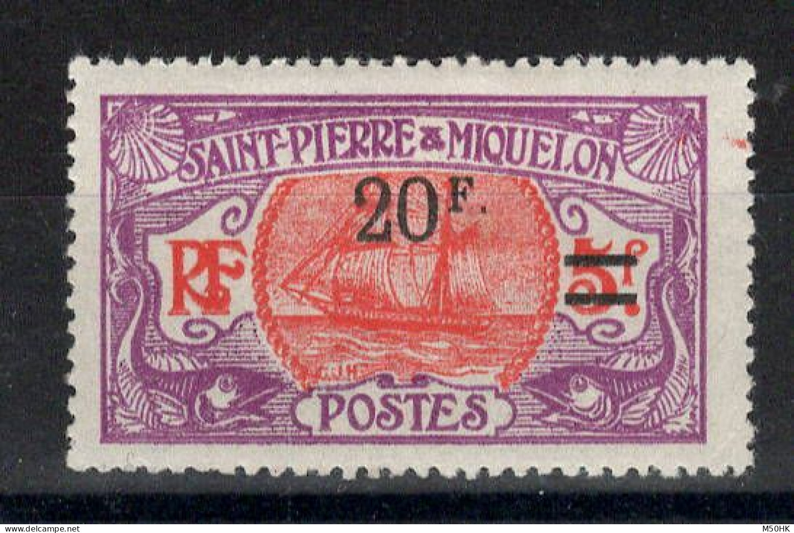 SPM - YV 128 N* MH , Cote 44 Euros - Unused Stamps