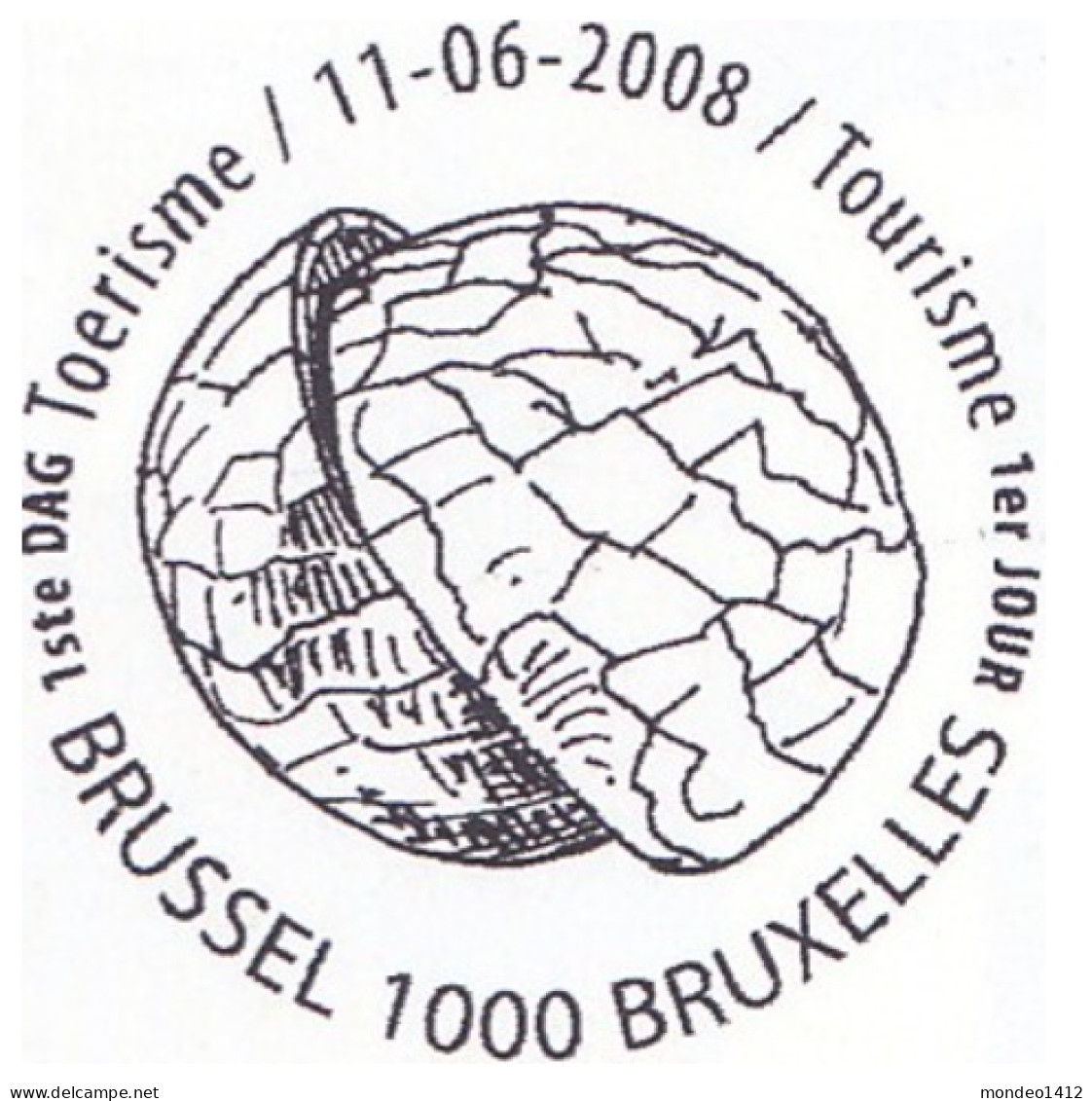 België OBP 3794/3796 - Toerisme Tourisme Beelden Tuinen - Usados