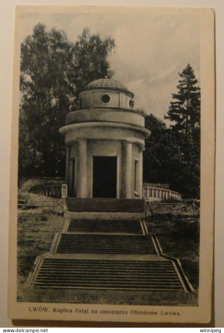 Lwow.2 Pc's.Kaplica Orliat Na Cmentarzu Obroncow Lwowa.Woloska Cerkiew,Uspenia.Ukrainian Edition,Hanulak..Poland,Ukraine - Oekraïne