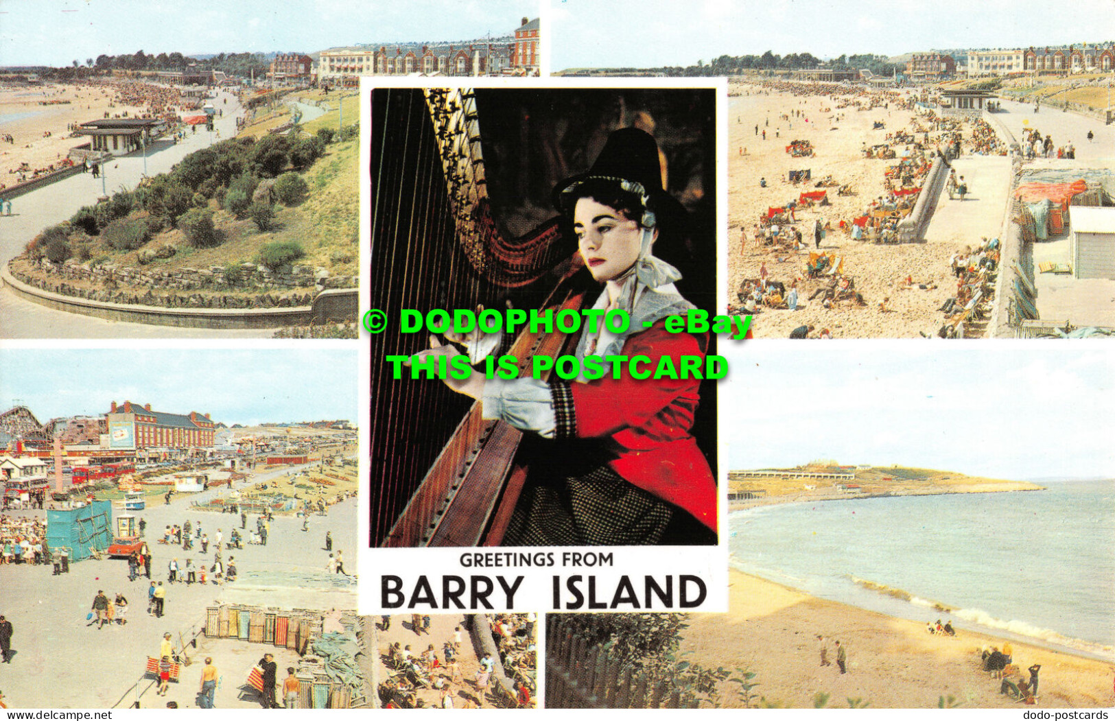 R520838 Greetings From Barry Island. Promenade And Gardens. The Beach. Welsh Nat - Monde