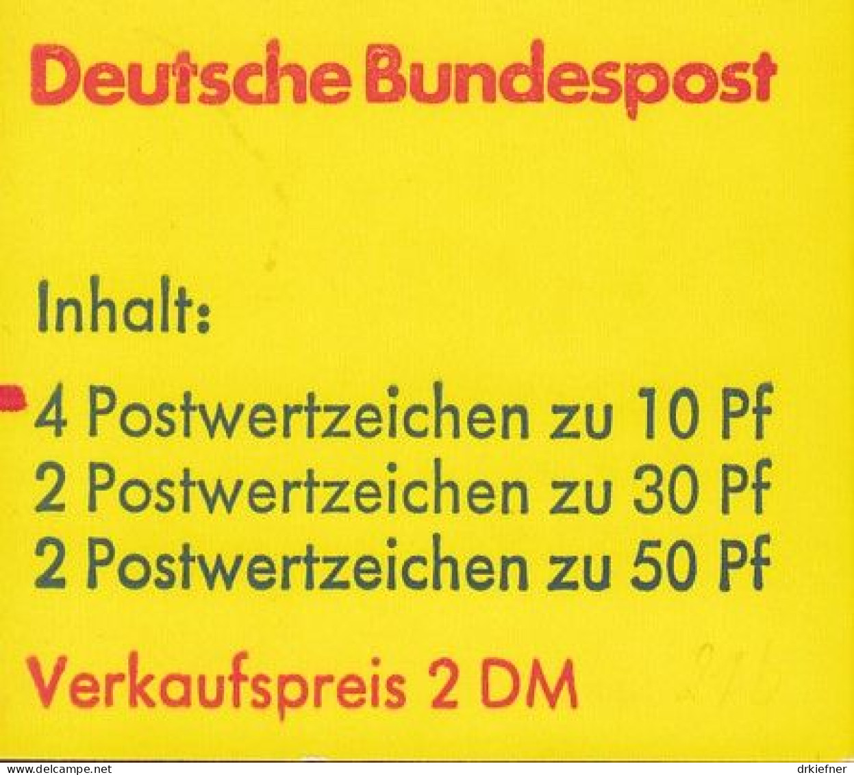 BDR   Markenheftchen 21 B MZ,  Postfrisch **, Burgen Und Schlösser, 1977 - 1971-2000