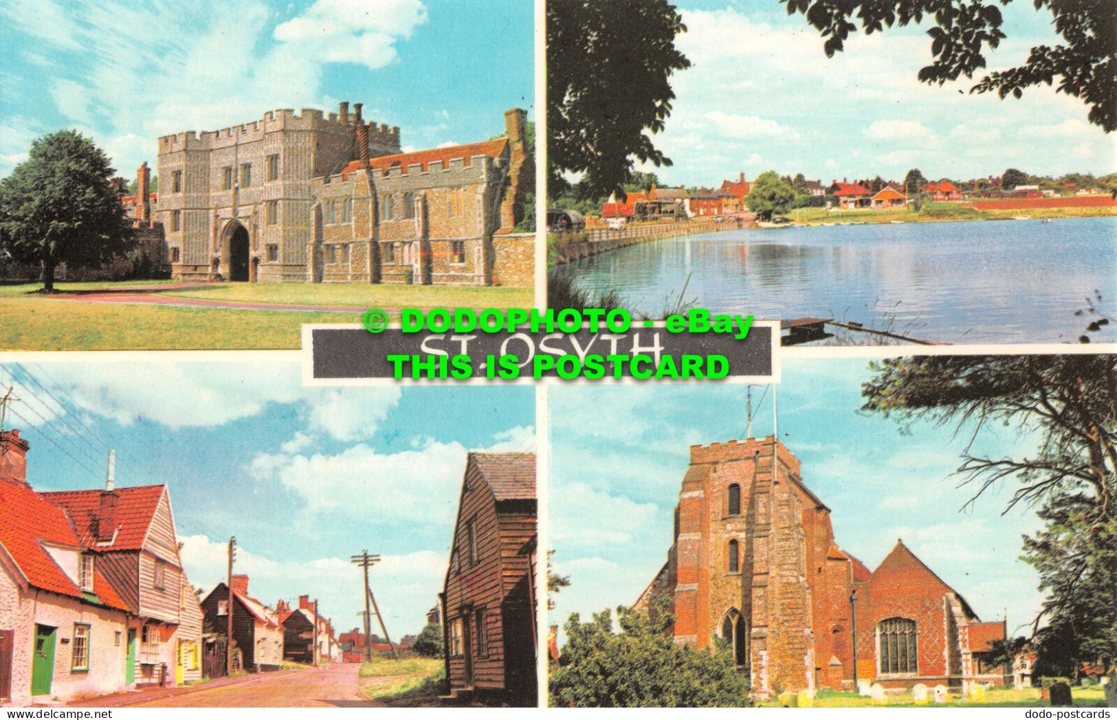 R520841 St. Osyth. The Priory. Mill Street. The Boating Lake. The Church. D. Con - Monde