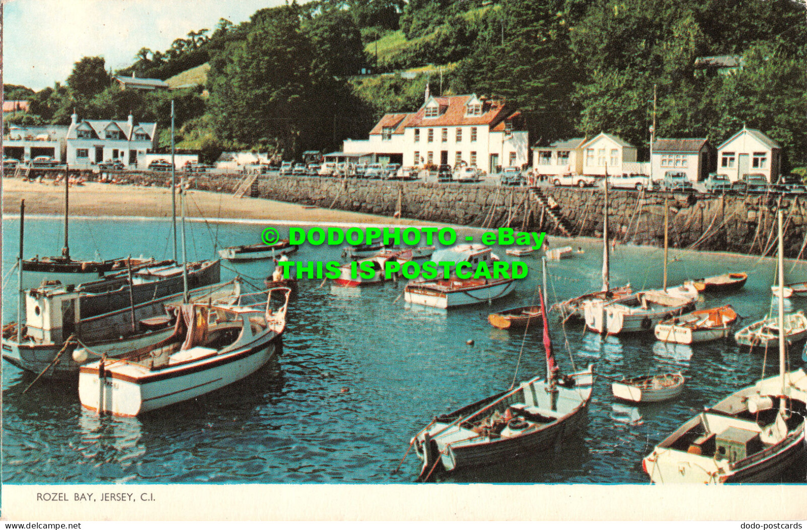 R521198 Jersey. Rozel Bay. Jarrold. RP. Postcard. 1953 - Monde