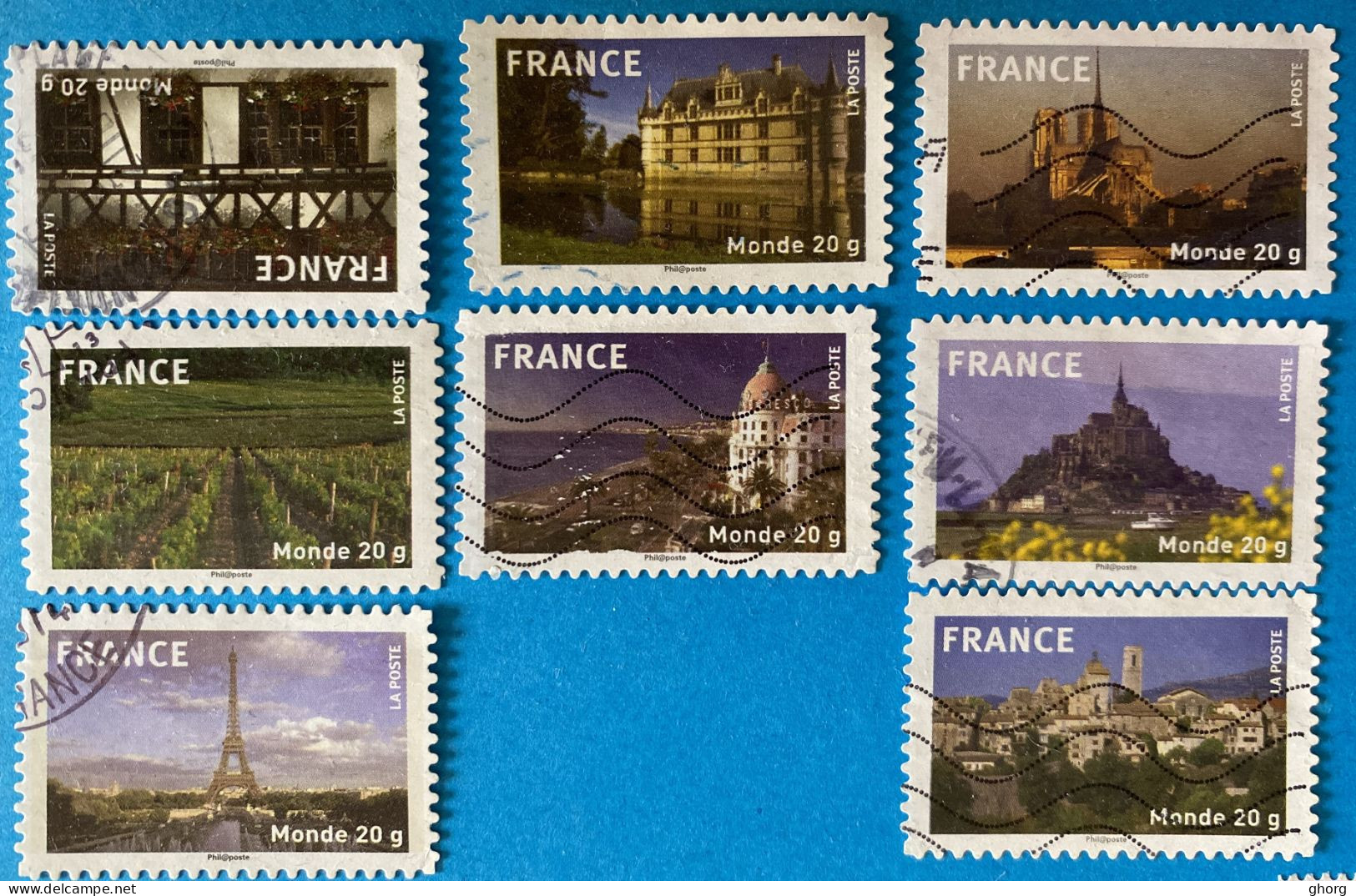 France 2009 : La France En Timbres N° 329 à 336 Oblitéré - Gebruikt