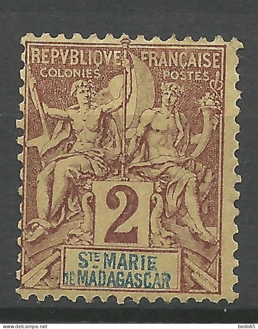 ST Marie De Madagascar N° 2 NEUF** LUXE SANS CHARNIERE  / Hingeless / MNH - Nuovi