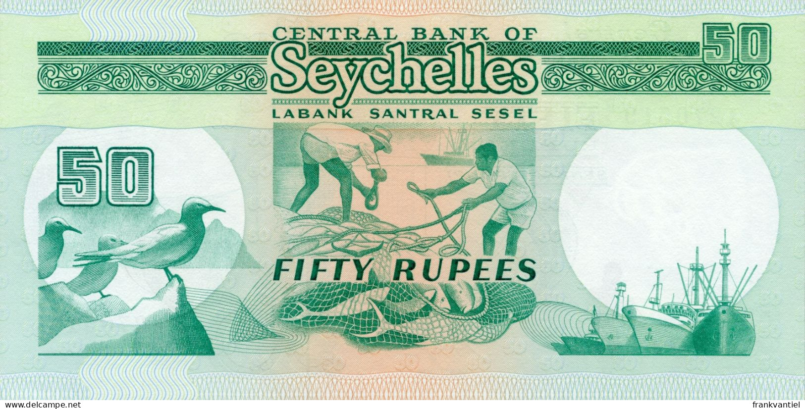 Seychelles P-34 50 Rupees (1989) UNC - Seychellen