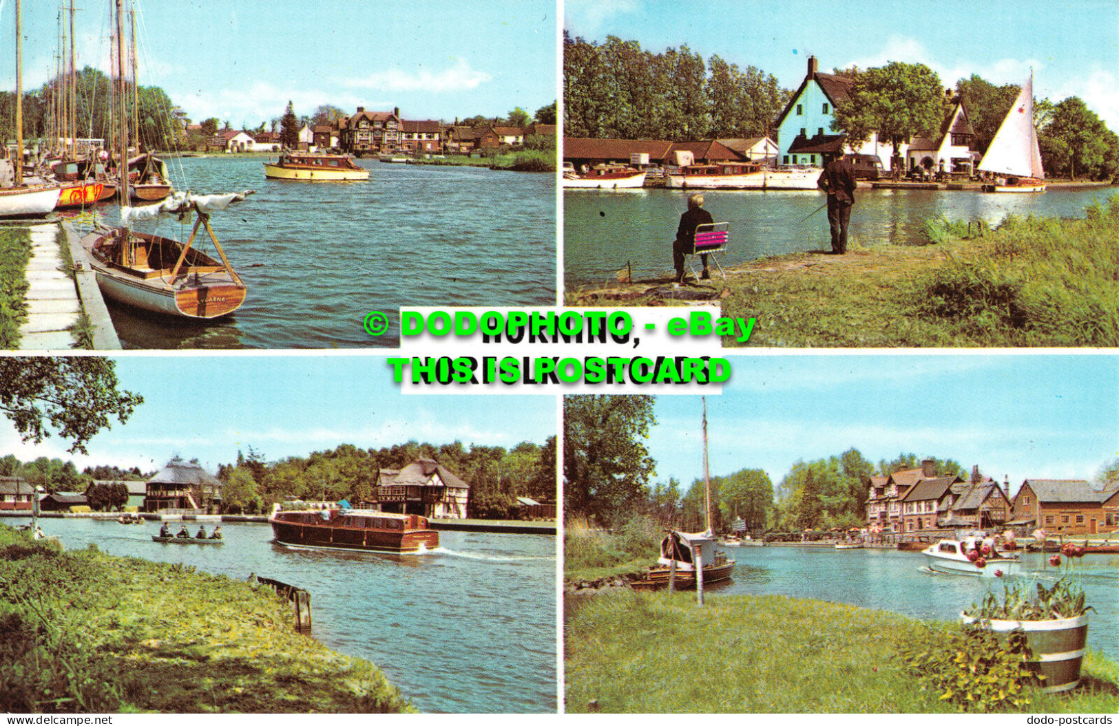 R520851 Horning. Norfolk Broads. Multi View. Postcard - Monde