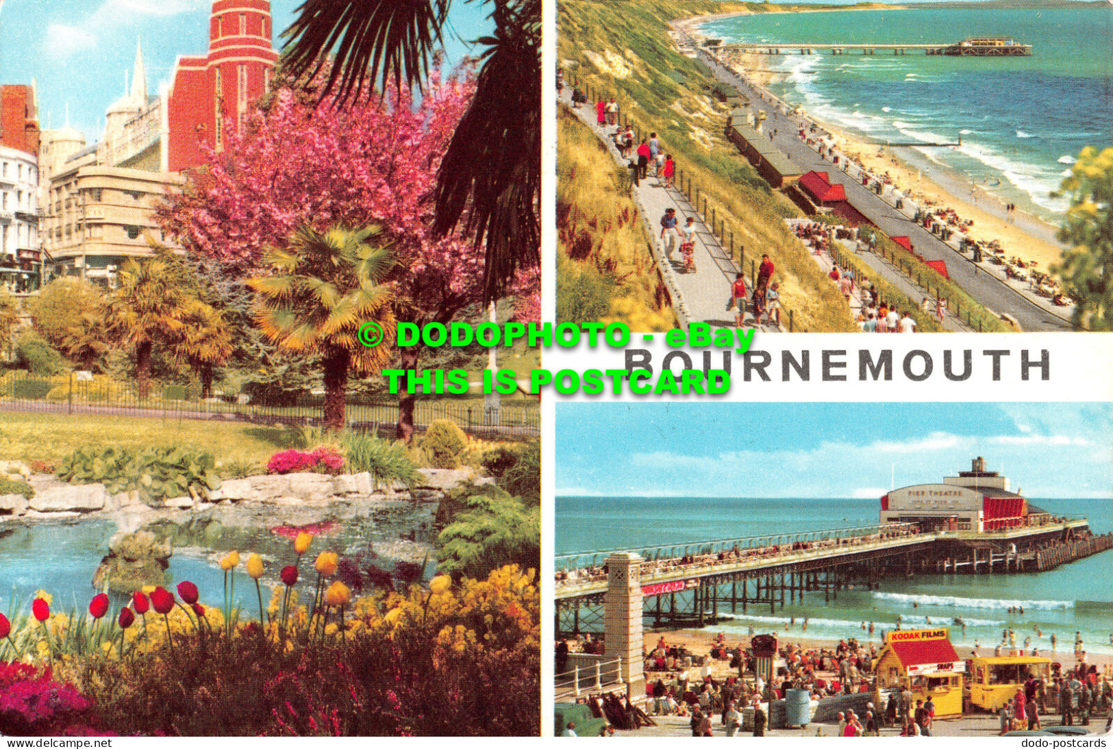 R521214 Bournemouth. Boscombe Pier With The Gardens And Pier At Bournemouth. Joh - Monde