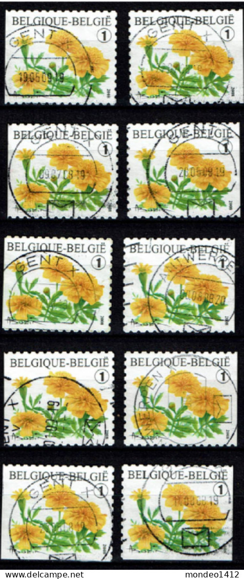 België OBP 3785 - Zegels Uit Boekje B91 - Bloemen, Fleurs, Flowers - Usati