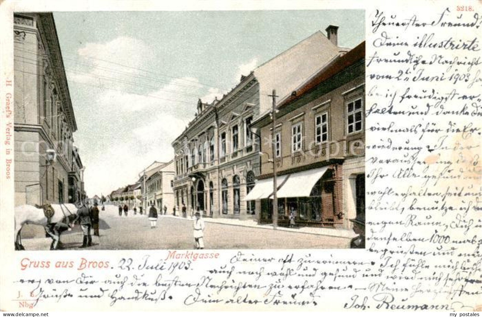 73850491 Broos Orastie Szaszvaros Romania Marktgasse  - Romania