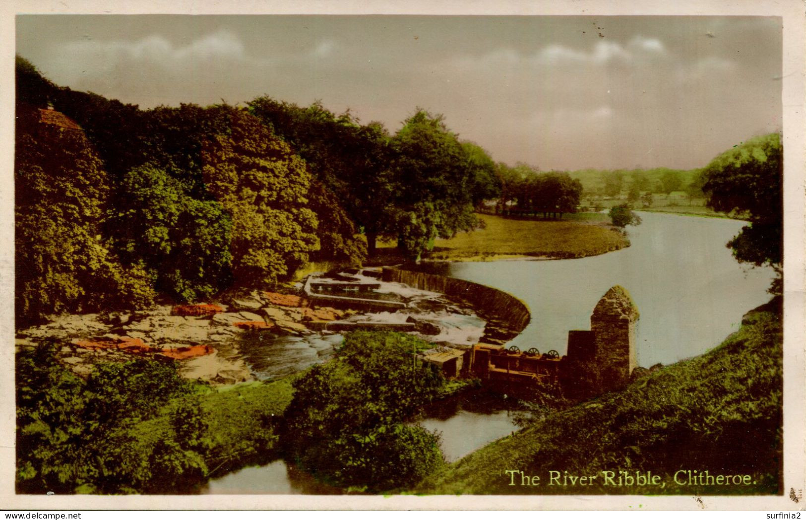 LANCS - CLITHEROE - THE RIVER RIBBLE RP  La4440 - Andere & Zonder Classificatie