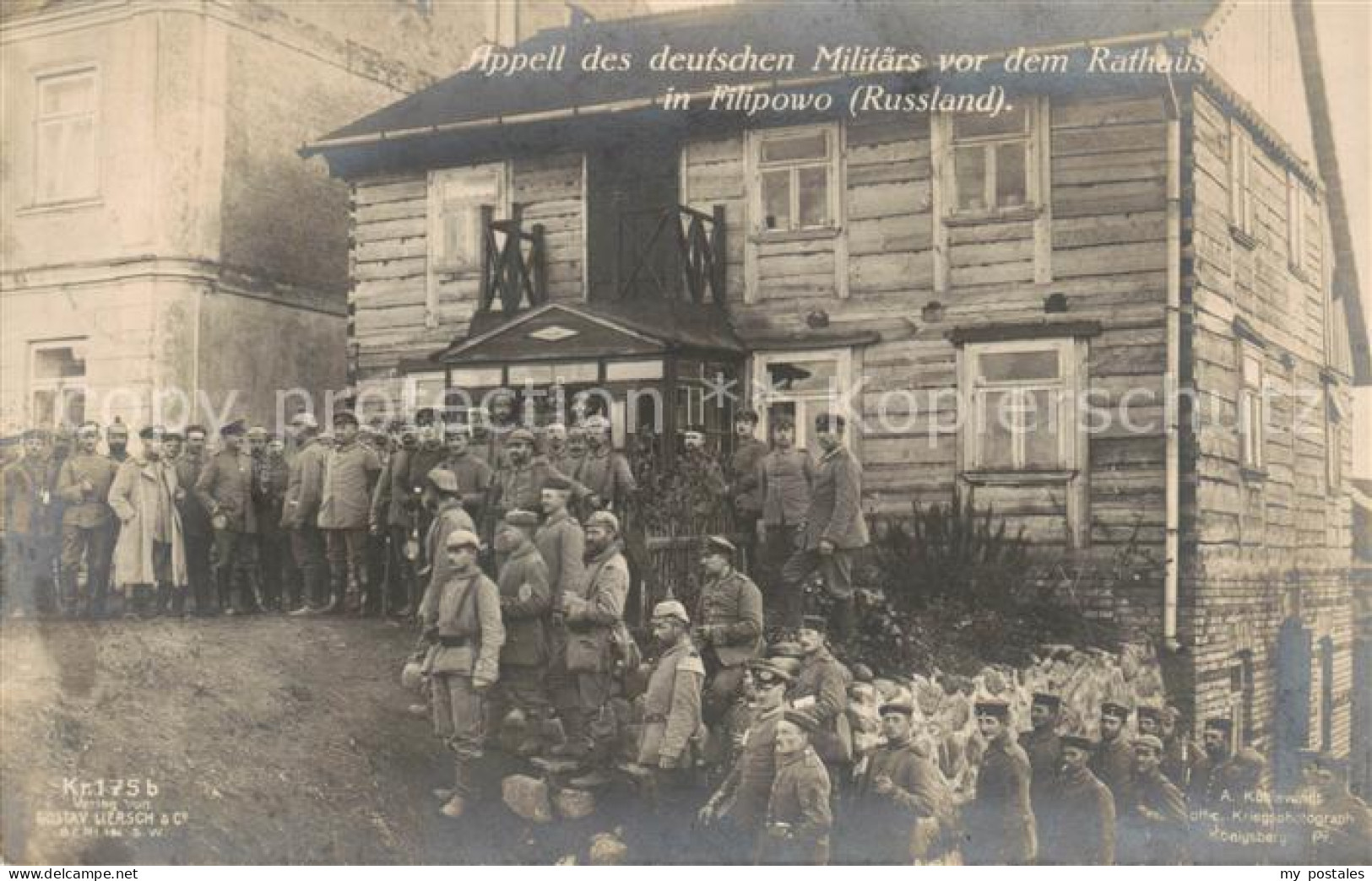 73850373 Filipowo Backi Gracac Serbija Appell Des Deutschen Militaers Vor Dem Ra - Serbia