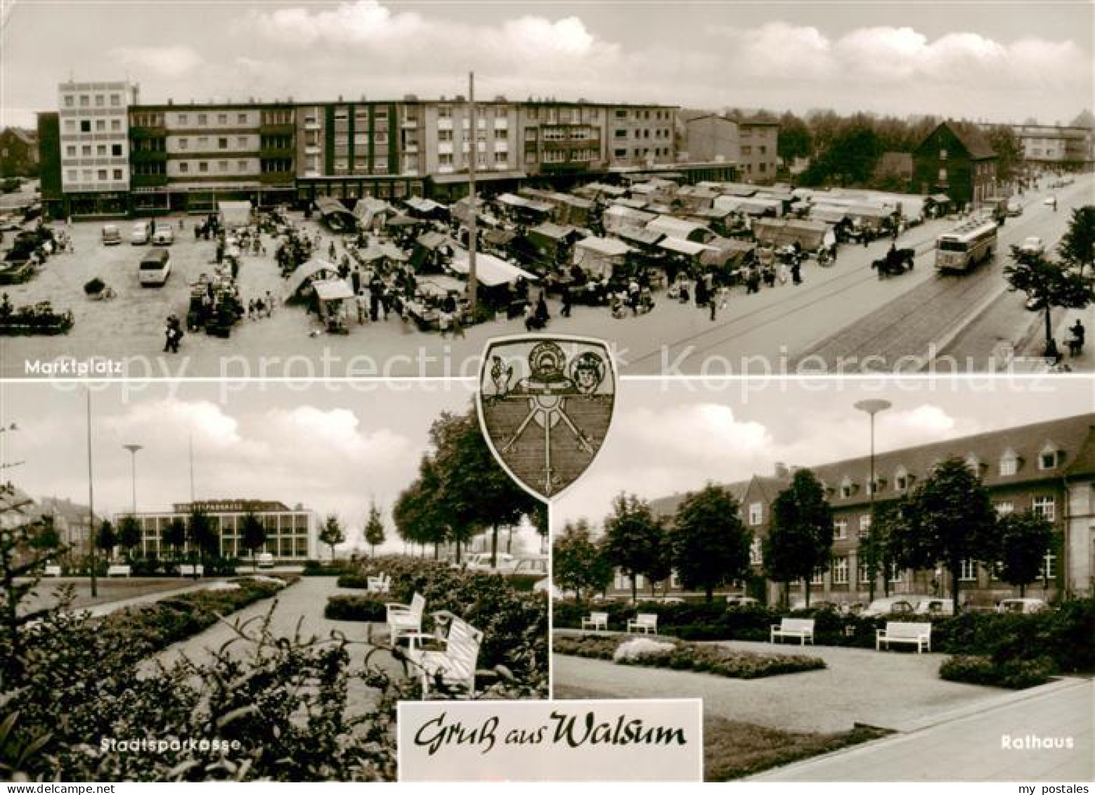 73850332 Walsum Duisburg Marktplatz Stadtsparkasse Rathaus Walsum Duisburg - Duisburg