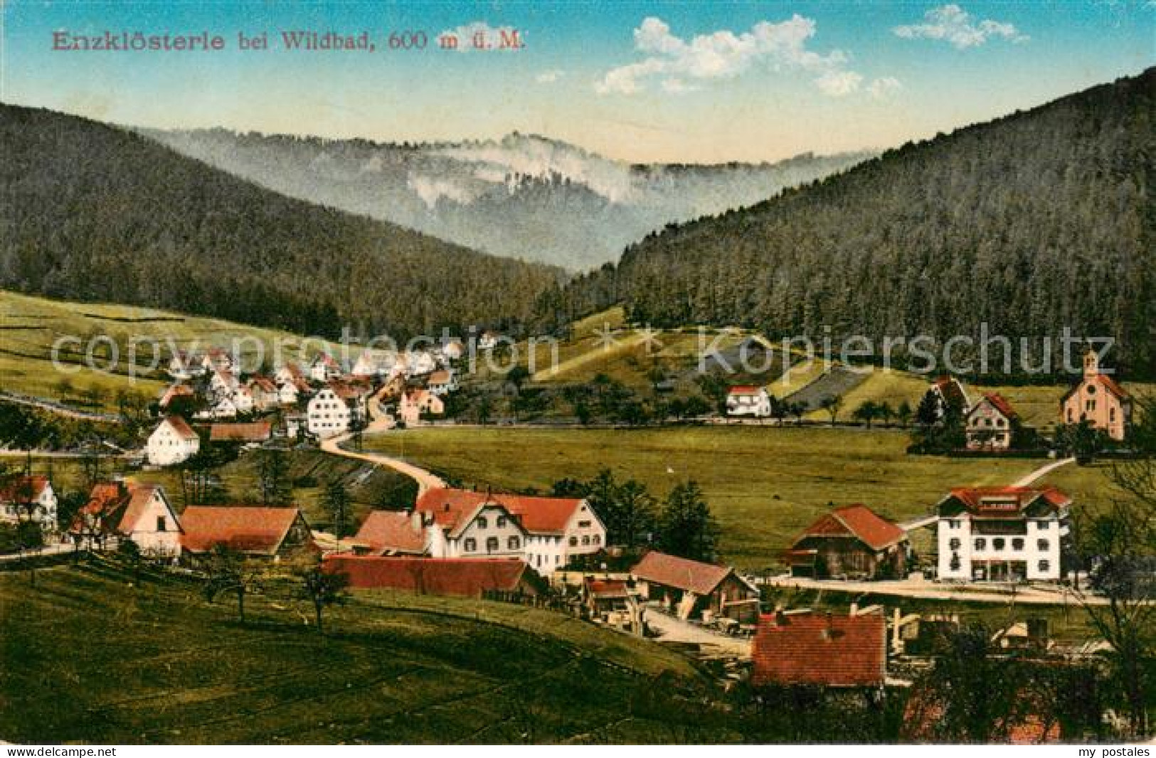 73850240 Enzkloesterle Panorama Enzkloesterle - Autres & Non Classés