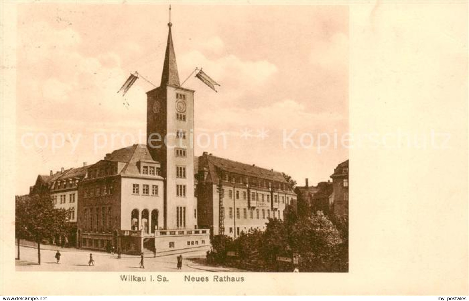 73850235 Wilkau-Hasslau Neues Rathaus Wilkau-Hasslau - Andere & Zonder Classificatie