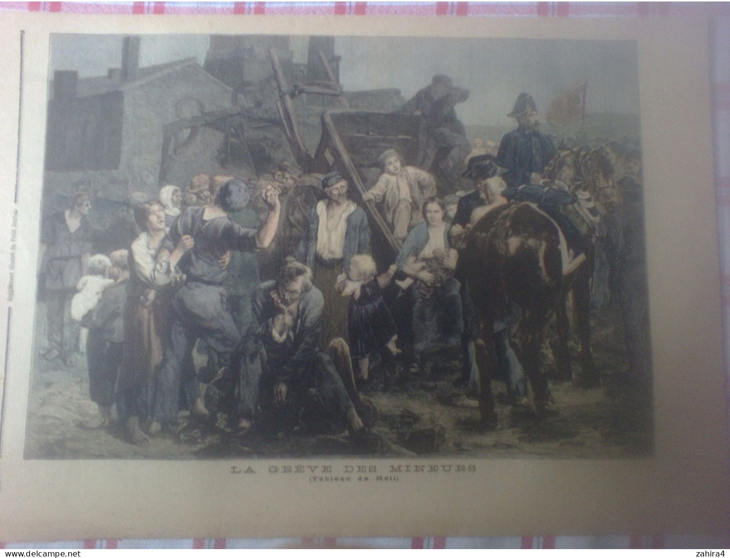 Le Petit Journal N°97 Amiral Rieunier La Grève Des Mineurs Tableau Roll Partition Le Réveil Du Peuple Voltaire Gossec - Tijdschriften - Voor 1900