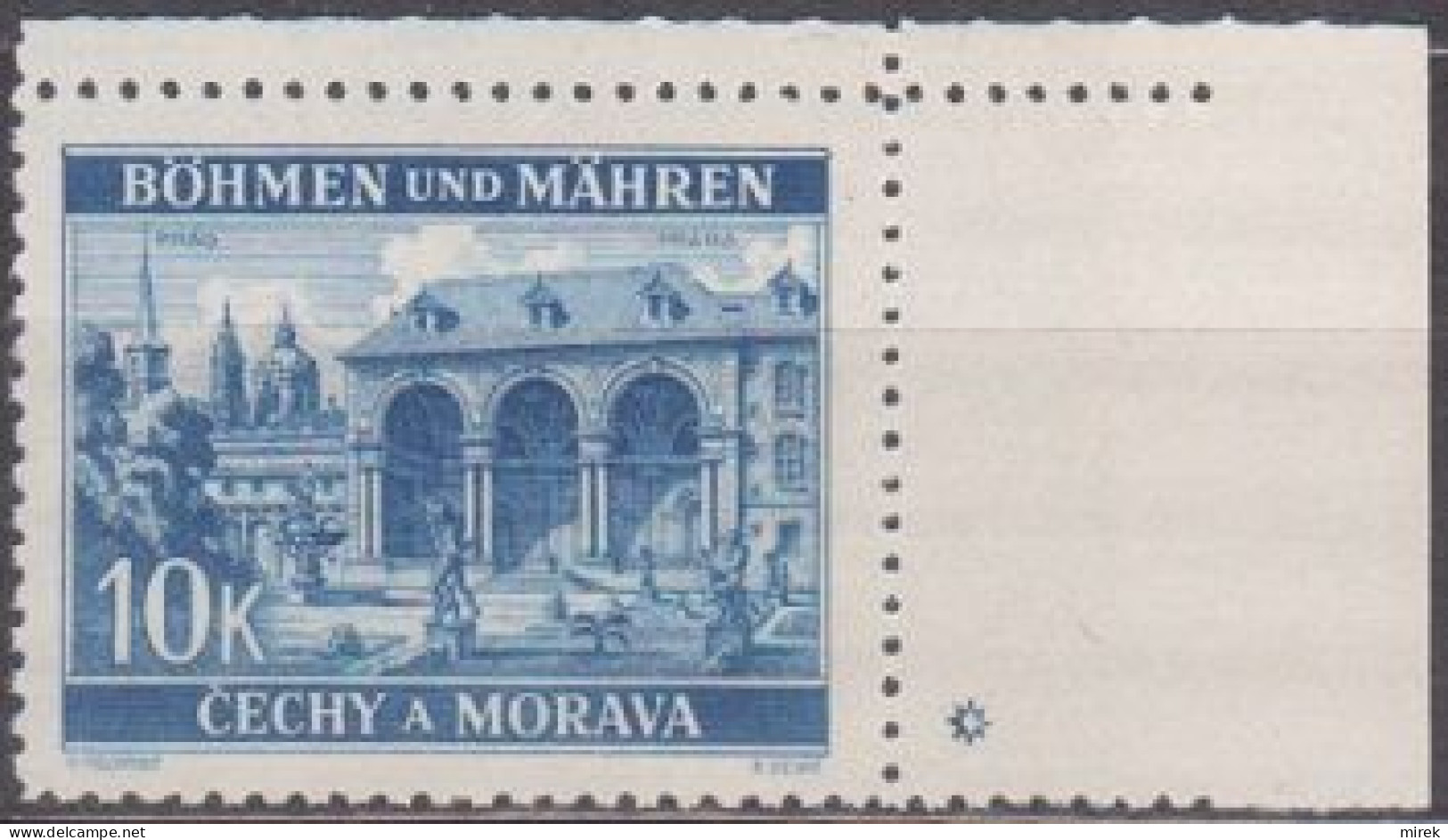 073/ Pof. 48; Corner Stamp, Plate Mark * - Neufs