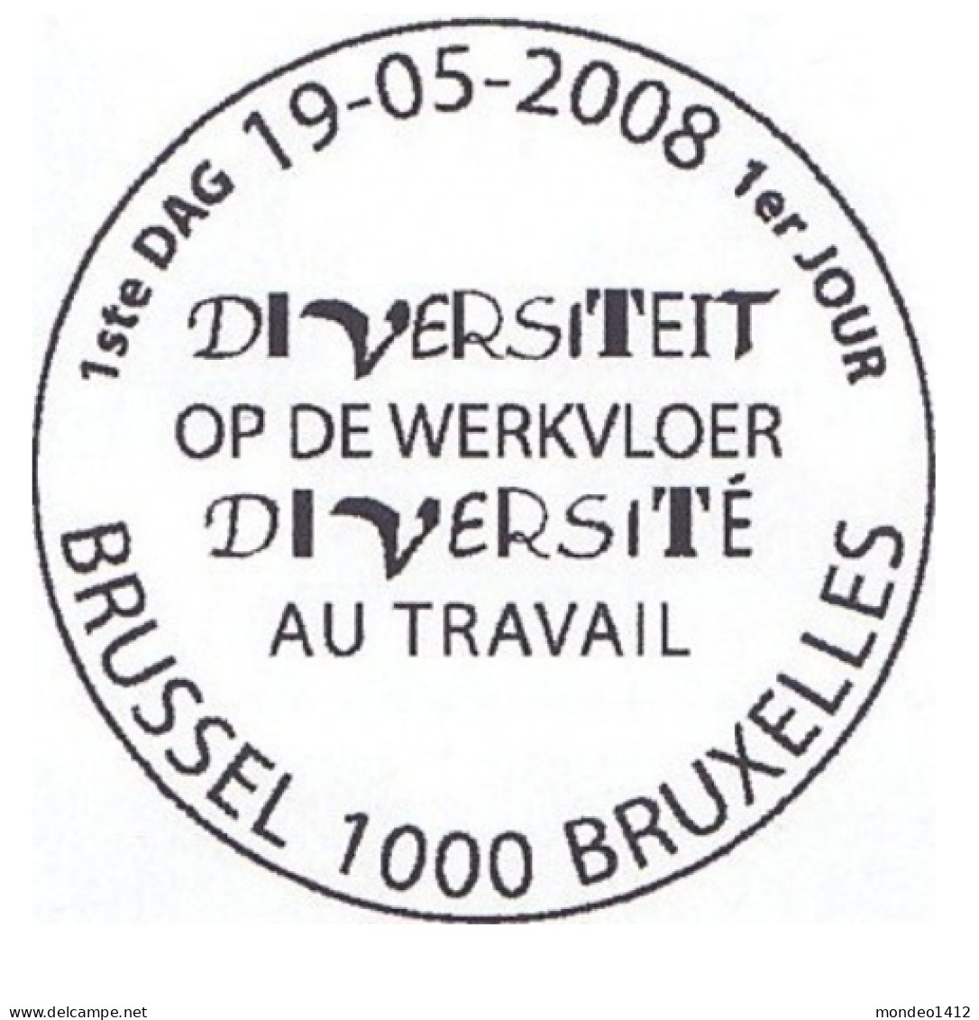 België OBP 3783 - Diversiteit - Used Stamps