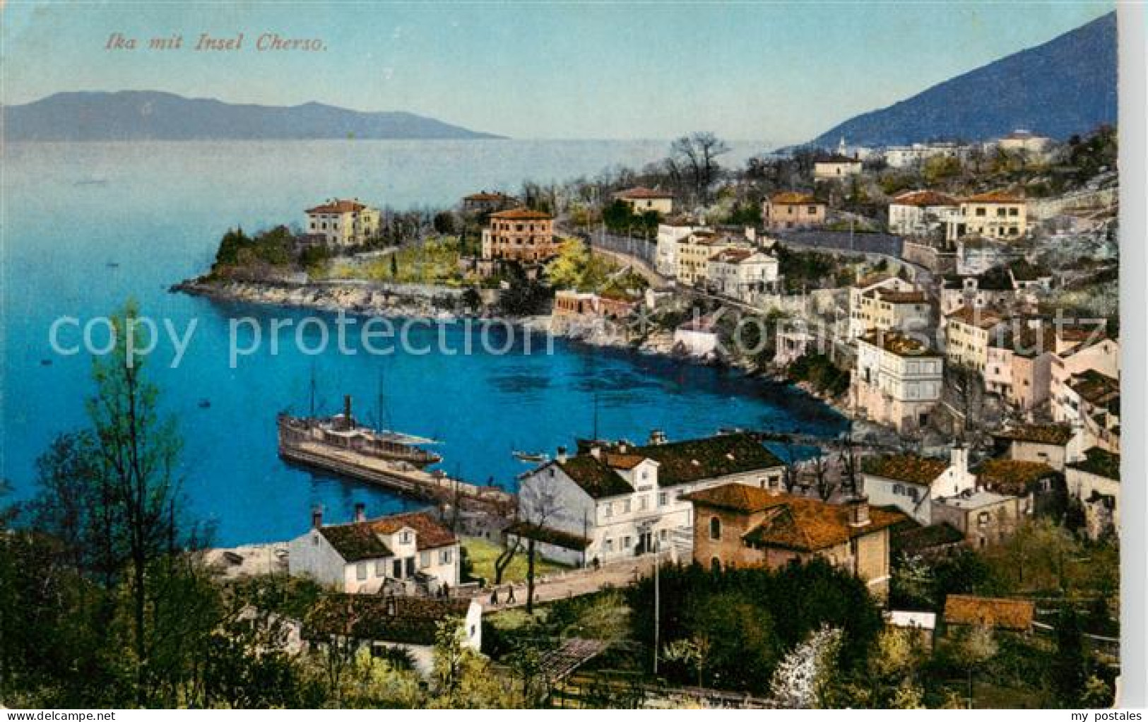 73850078 Ika Croatia Panorama Mit Insel Cherso Ika Croatia - Croatia