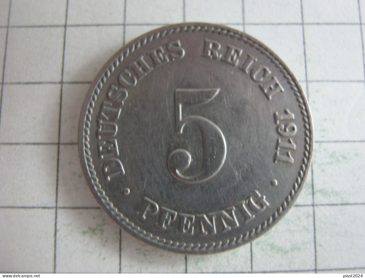 Germany 5 Pfennig 1911 J - 5 Pfennig