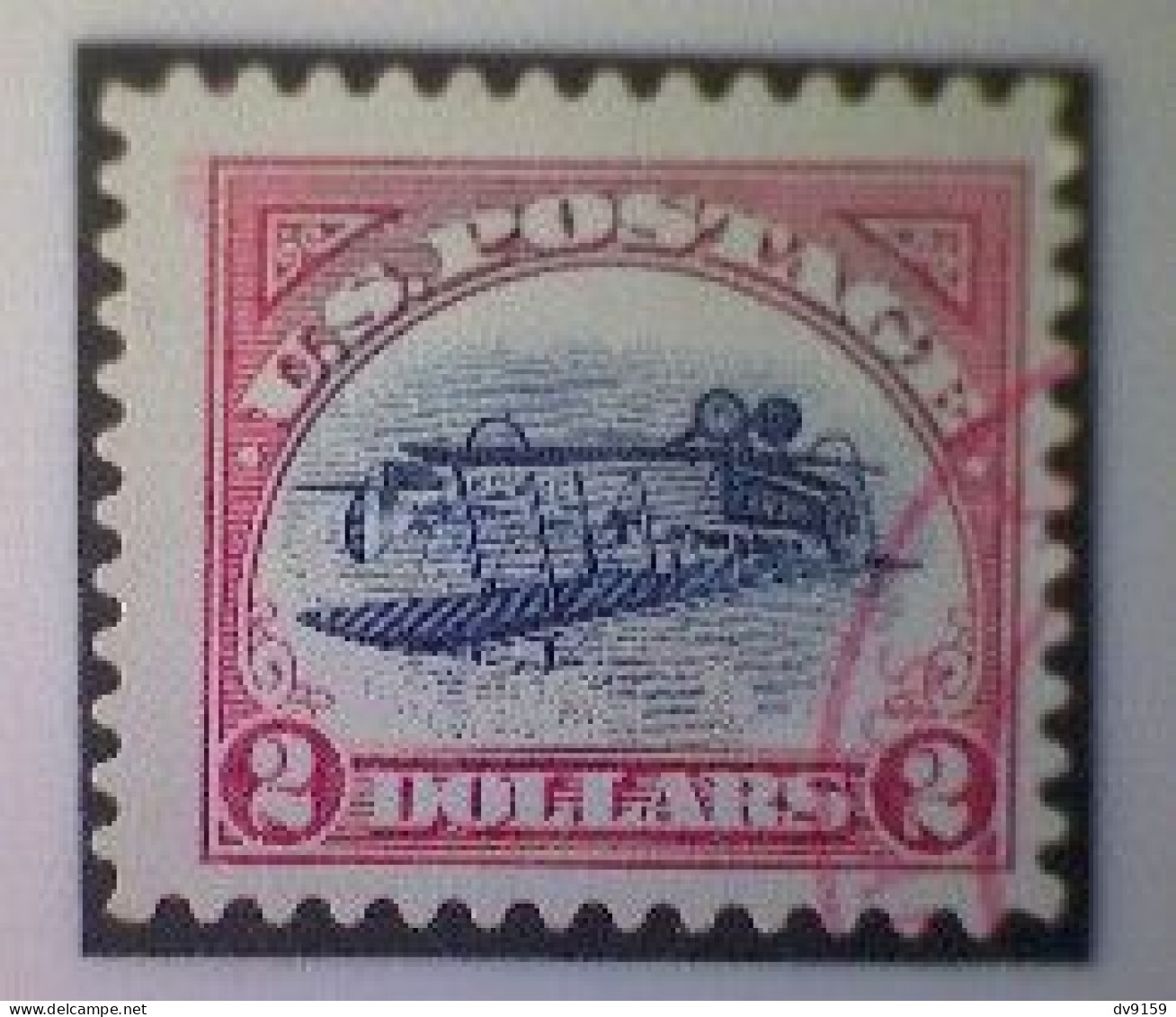 United States, Scott #4806a, Used(o), 2013, Inverted Jenny, Single, $2, Blue, Black, And Red - Gebraucht