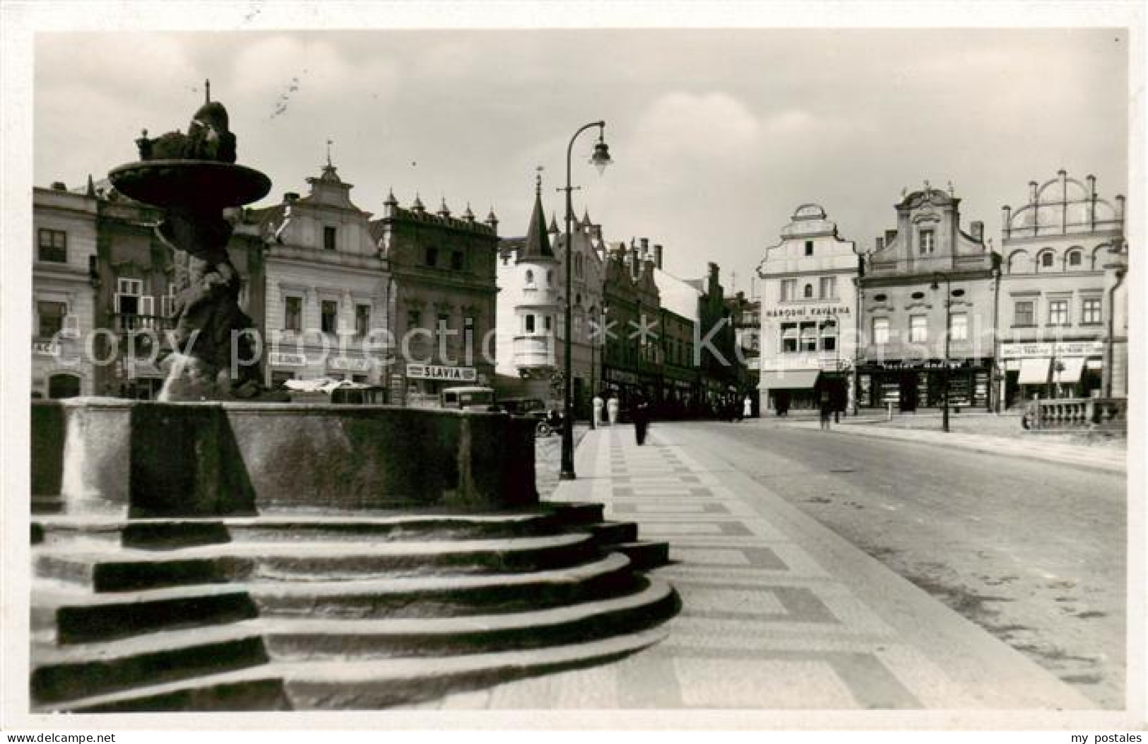 73849933 Nemecky-Brod Havlickuv Brod Deutsch-Brod CZ Namesti Stadtplatz Brunnen  - Tchéquie