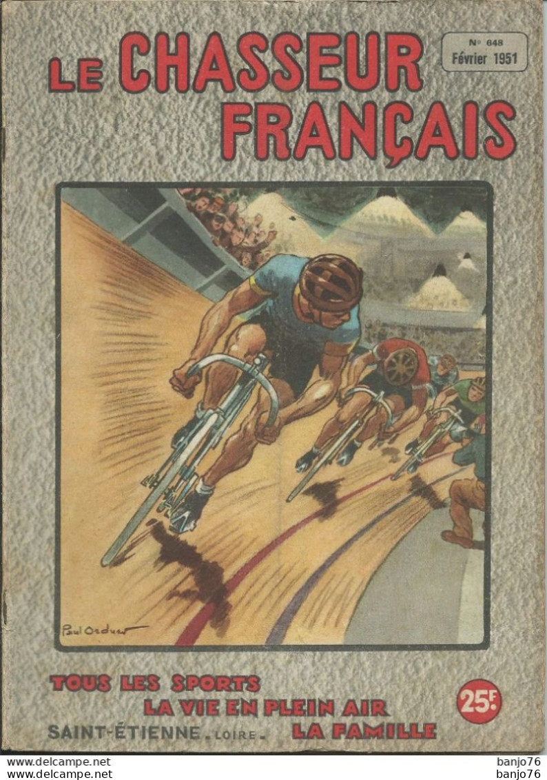 LOT Le Chasseur Français - Année 1951 - 4 Numéros - Chasse & Pêche